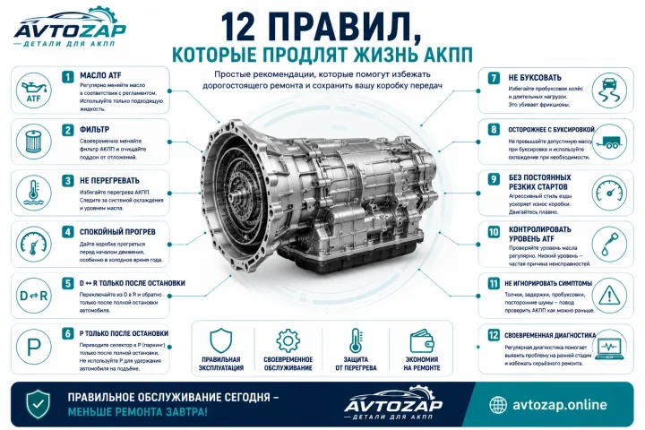 Как продлить срок службы АКПП?